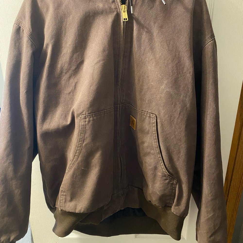 Carhartt Men's Dark Brown Bomber Jacket
